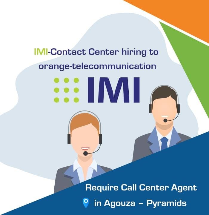 IMI-Contact .. وظائف كول سنتر في شركة أورنج بالعجوزة والهرم