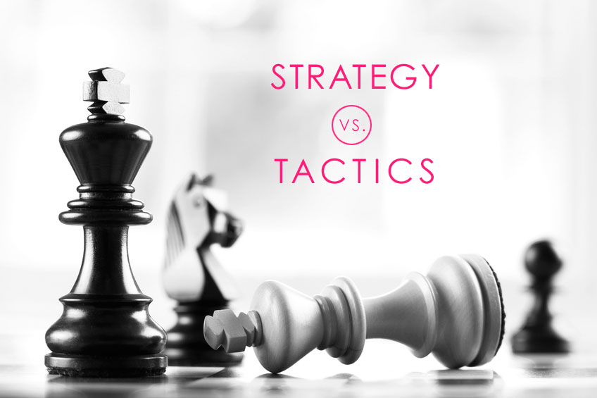 الفرق بين الاستراتيجيه و التكنيك 