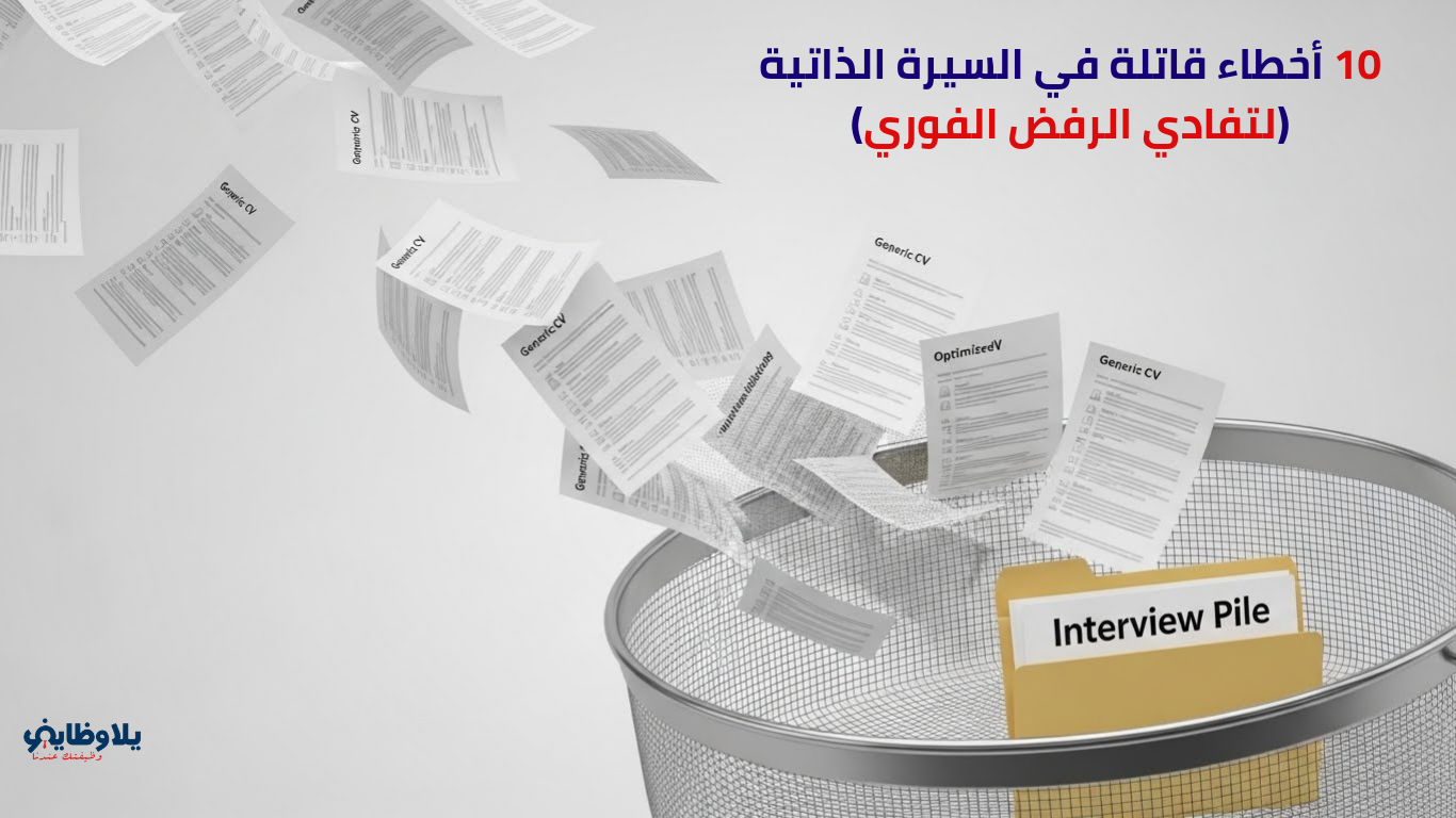تجنب هذه الأخطاء القاتلة الـ 10 عند كتابة سيرتك الذاتية في 2026 (لضمان المقابلة)