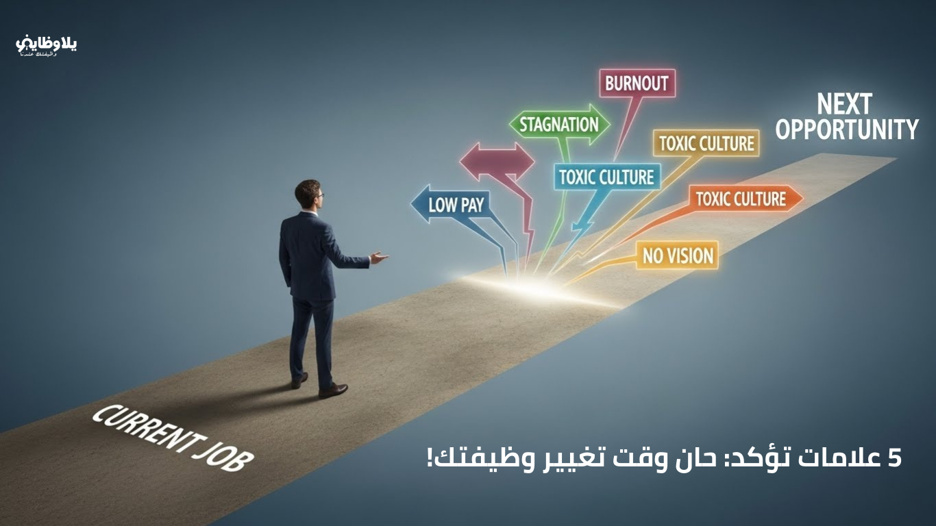 متى يجب عليك تغيير وظيفتك في 2026؟ 5 علامات تؤكد أن الوقت قد حان للانتقال