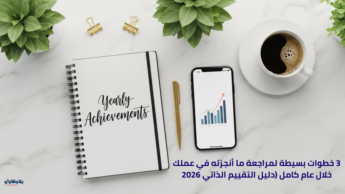 3 خطوات بسيطة لمراجعة ما أنجزته في عملك خلال عام كامل (دليل التقييم الذاتي 2026 )