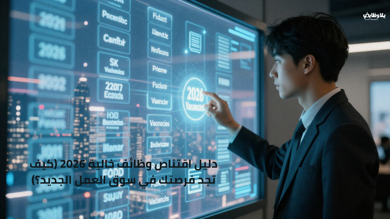 دليل اقتناص وظائف خالية 2026 (كيف تجد فرصتك في سوق العمل الجديد؟)