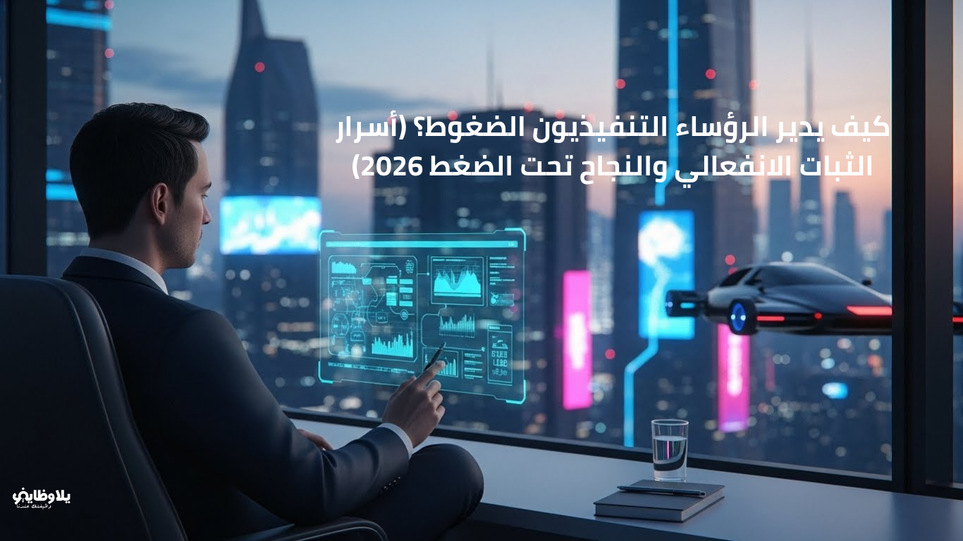 كيف يدير الرؤساء التنفيذيون الضغوط؟ (أسرار الثبات الانفعالي والنجاح تحت الضغط 2026)