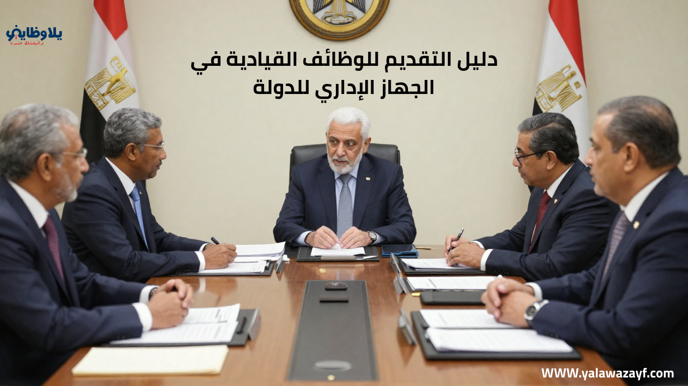 دليل التقديم للوظائف القيادية في الجهاز الإداري للدولة