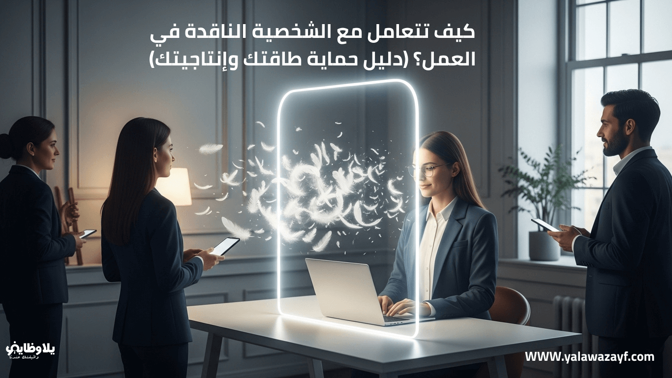 كيف تتعامل مع الشخصية الناقدة في العمل؟ (دليل حماية طاقتك وإنتاجيتك)