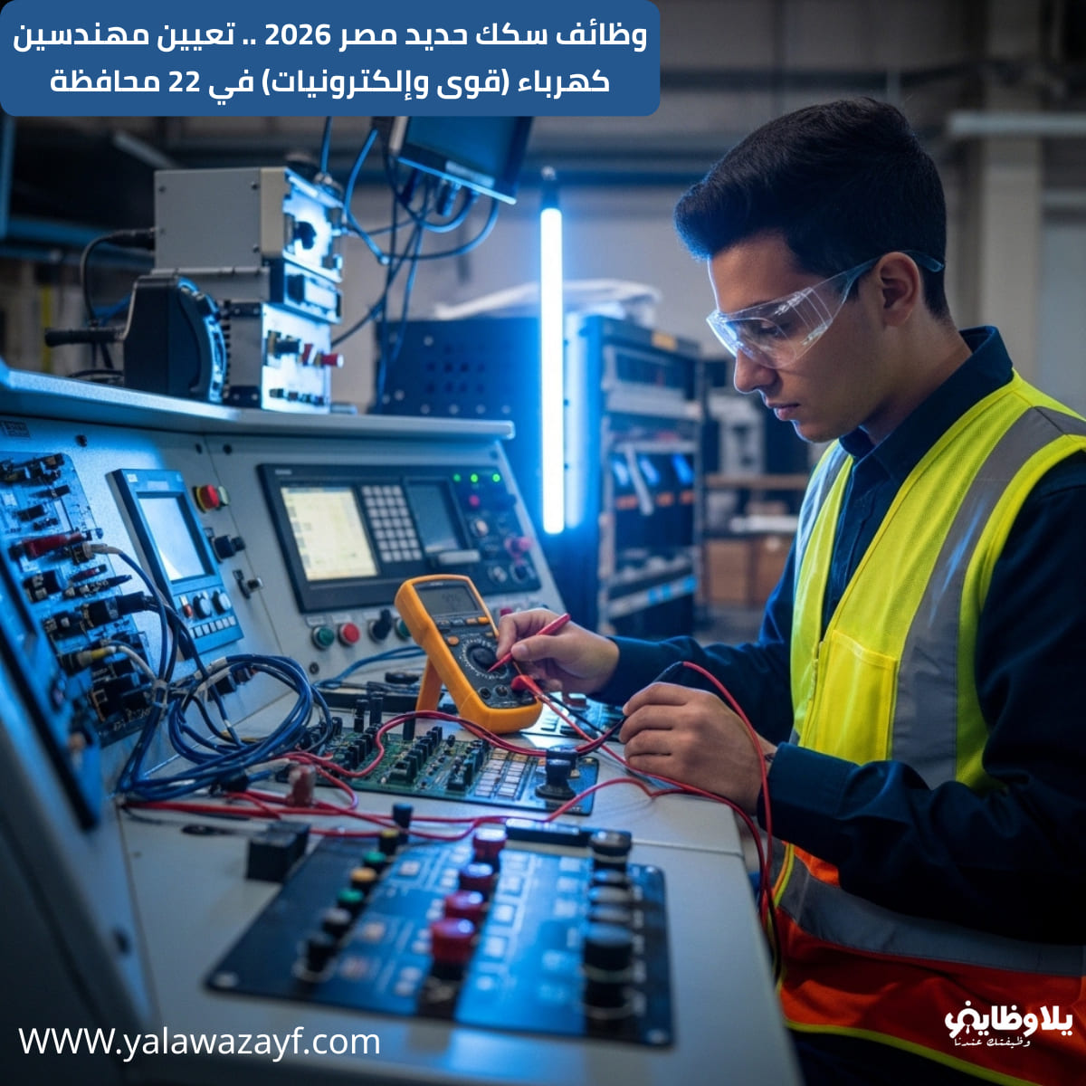 وظائف سكك حديد مصر 2026: مطلوب مهندسين ميكانيكا (قوى وإنتاج) في 22 محافظة