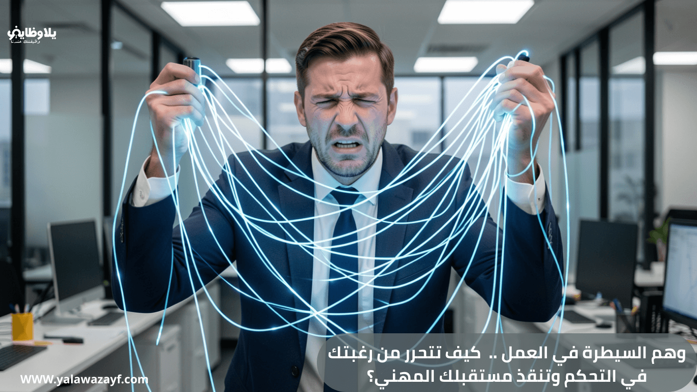 وهم السيطرة في العمل ..  كيف تتحرر من رغبتك في التحكم وتنقذ مستقبلك المهني؟
