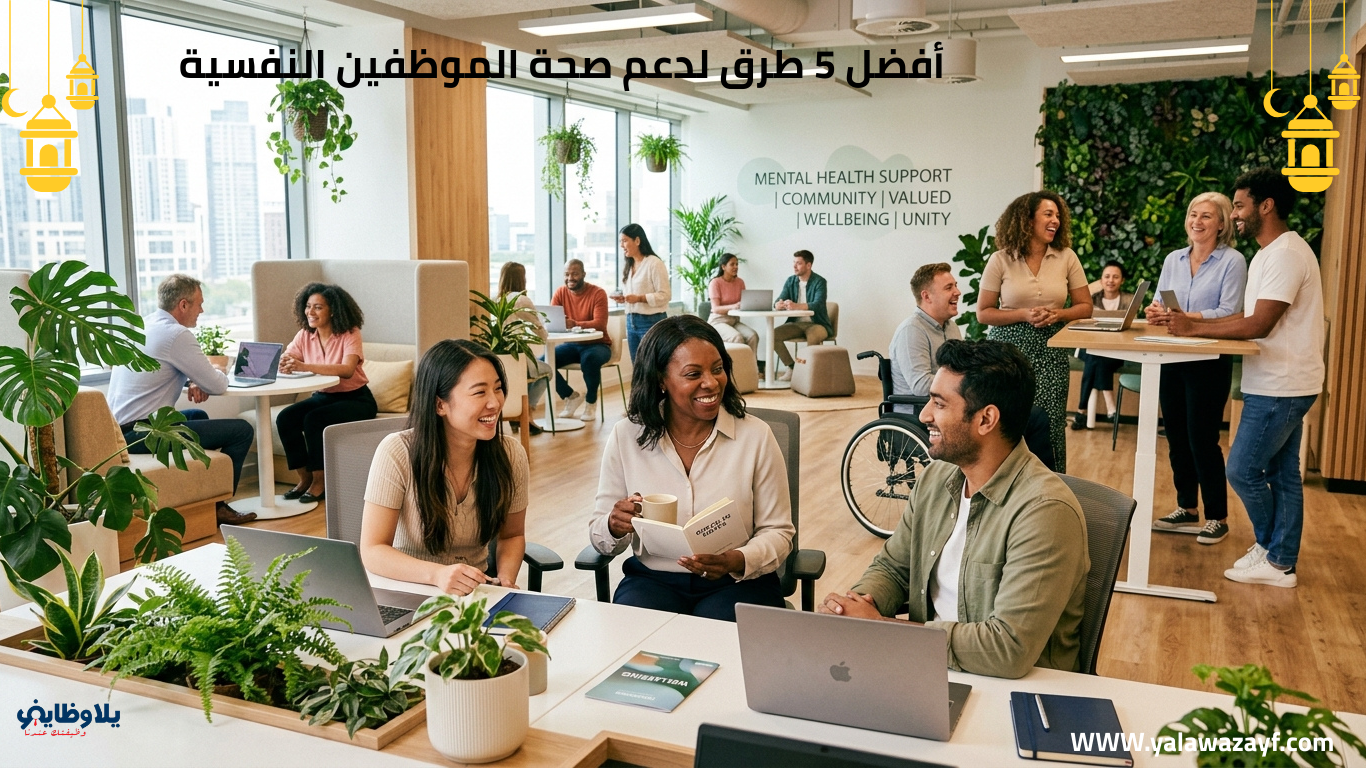 أفضل 5 طرق لدعم صحة الموظفين النفسية