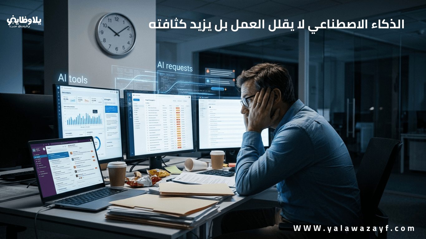 الذكاء الاصطناعي لا يقلل العمل بل يزيد كثافته