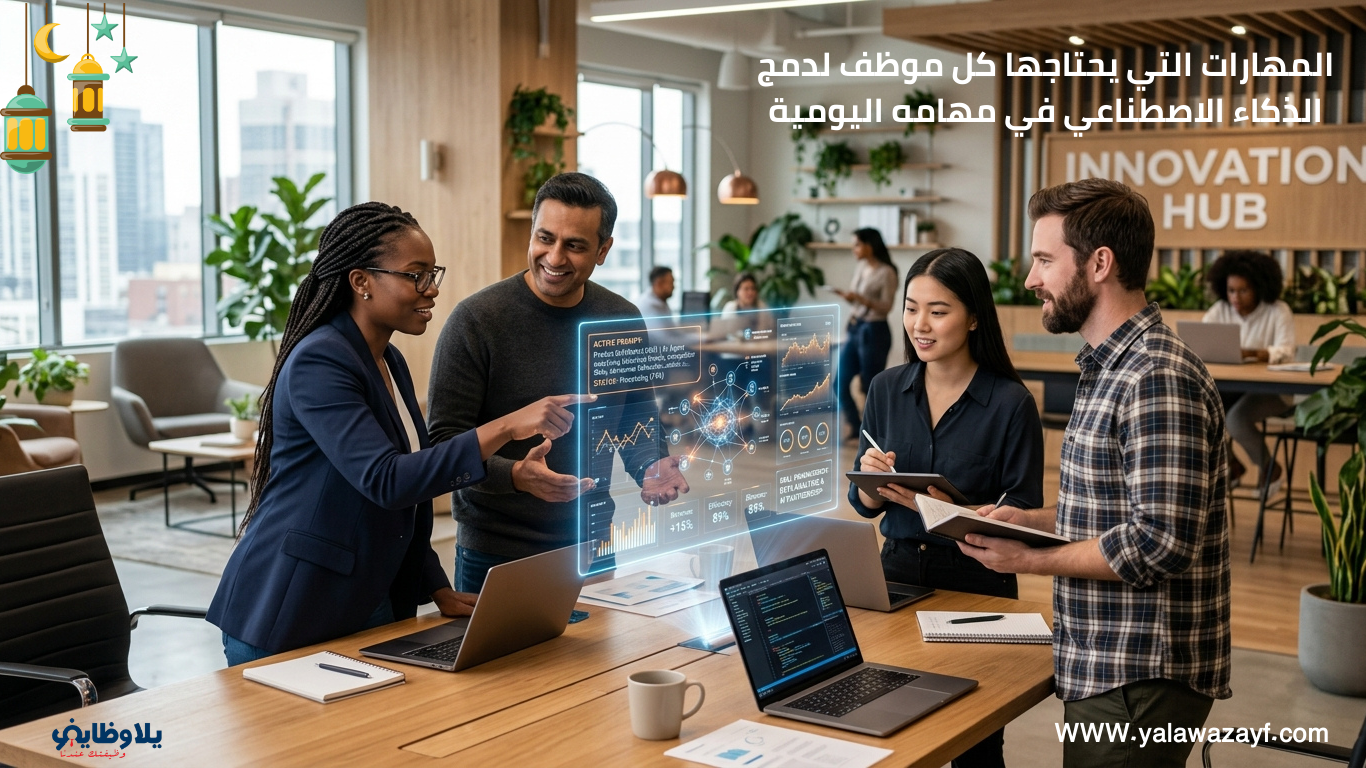 المهارات التي يحتاجها كل موظف لدمج الذكاء الاصطناعي في مهامه اليومية