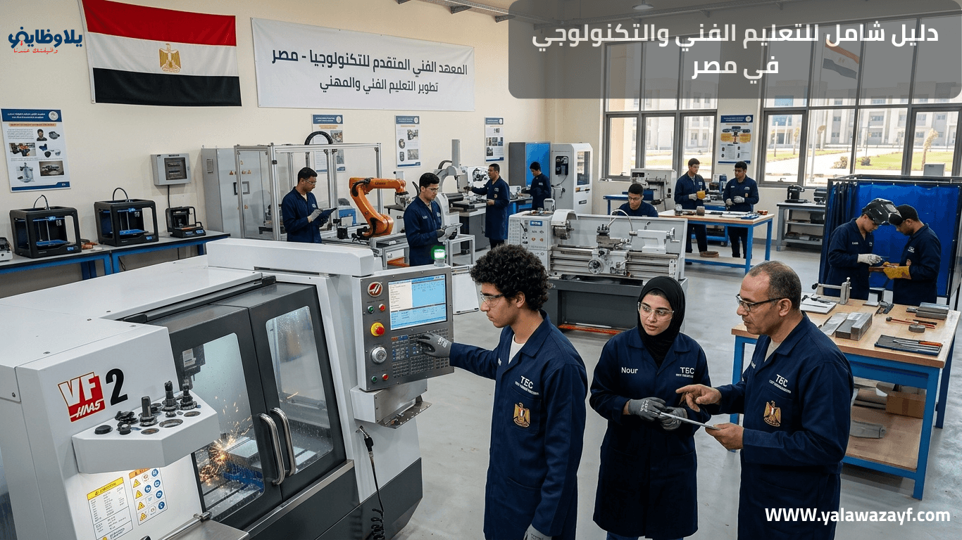 دليل شامل للتعليم الفني والتكنولوجي في مصر