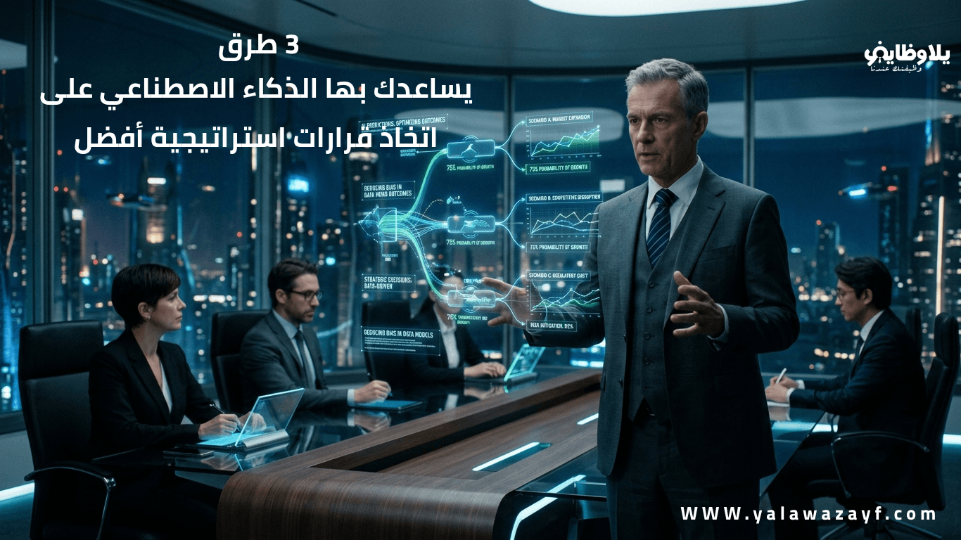3 طرق يساعدك بها الذكاء الاصطناعي على اتخاذ قرارات استراتيجية أفضل