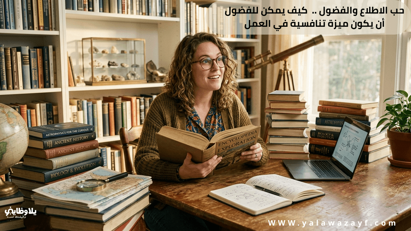 حب الاطلاع والفضول ..  كيف يمكن للفضول أن يكون ميزة تنافسية في العمل