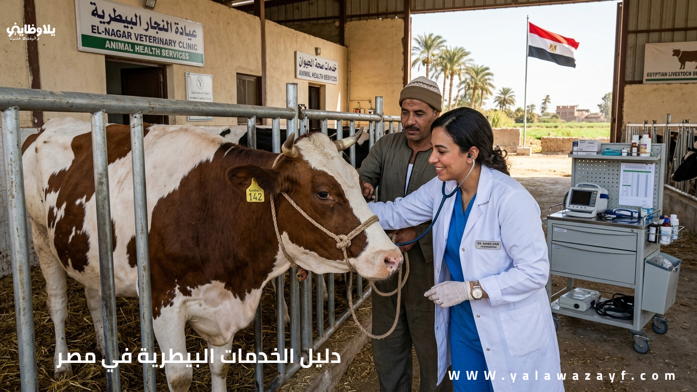 دليل الخدمات البيطرية في مصر