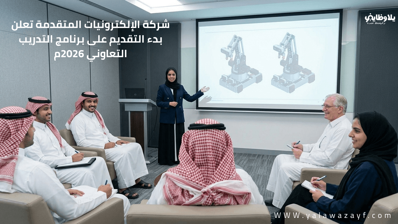 شركة الإلكترونيات المتقدمة تعلن بدء التقديم على برنامج التدريب التعاوني 2026م