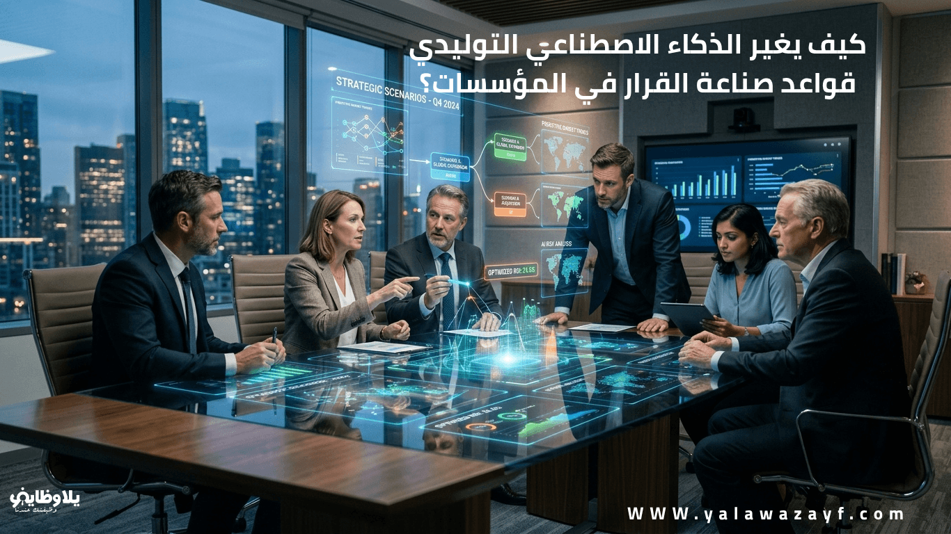 كيف يغير الذكاء الاصطناعي التوليدي قواعد صناعة القرار في المؤسسات؟