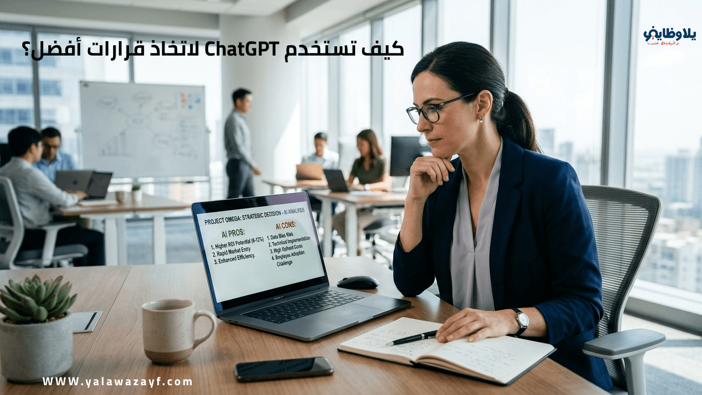 كيف تستخدم ChatGPT لاتخاذ قرارات أفضل؟
