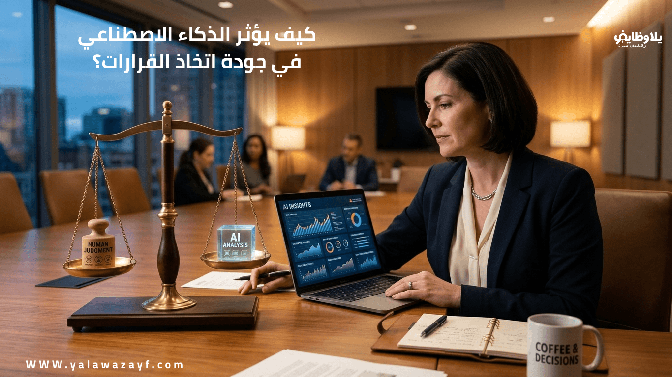 كيف يؤثر الذكاء الاصطناعي في جودة اتخاذ القرارات؟