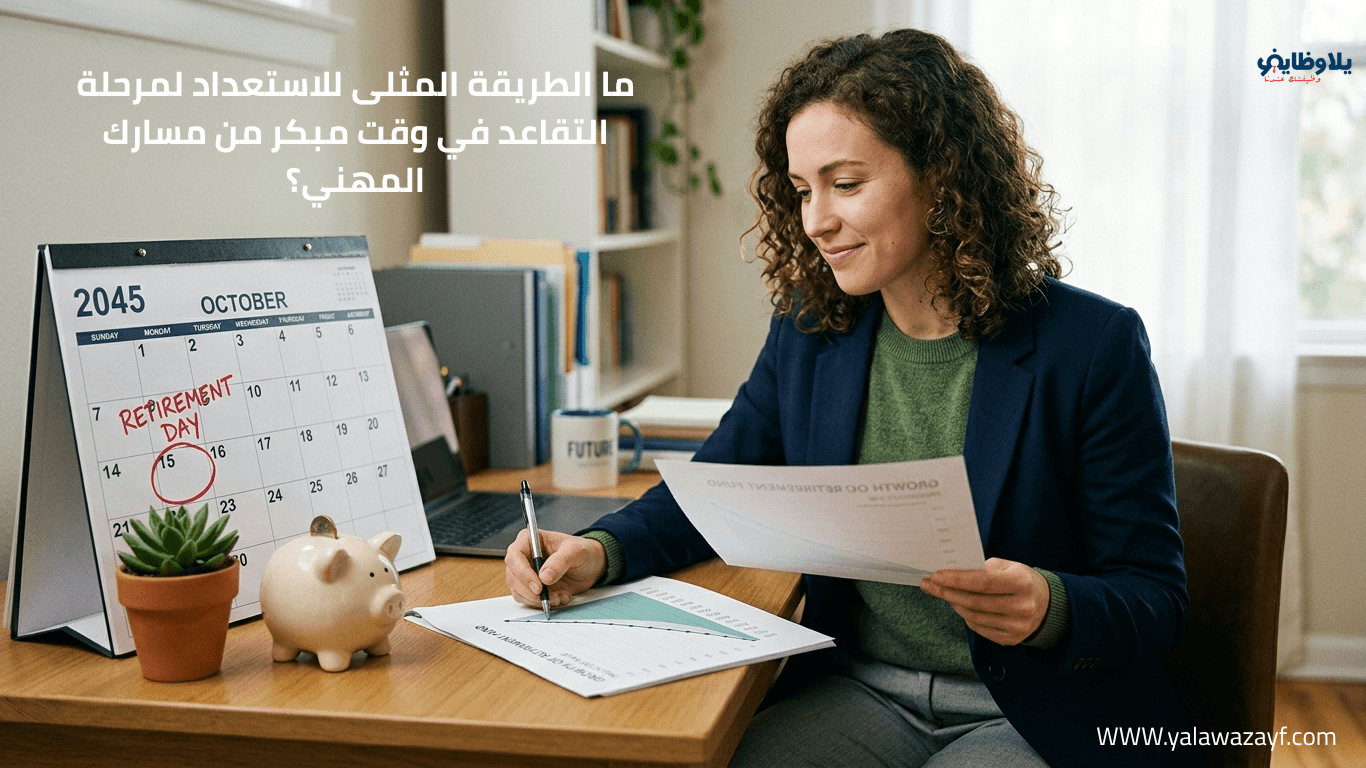 ما الطريقة المثلى للاستعداد لمرحلة التقاعد في وقت مبكر من مسارك المهني؟