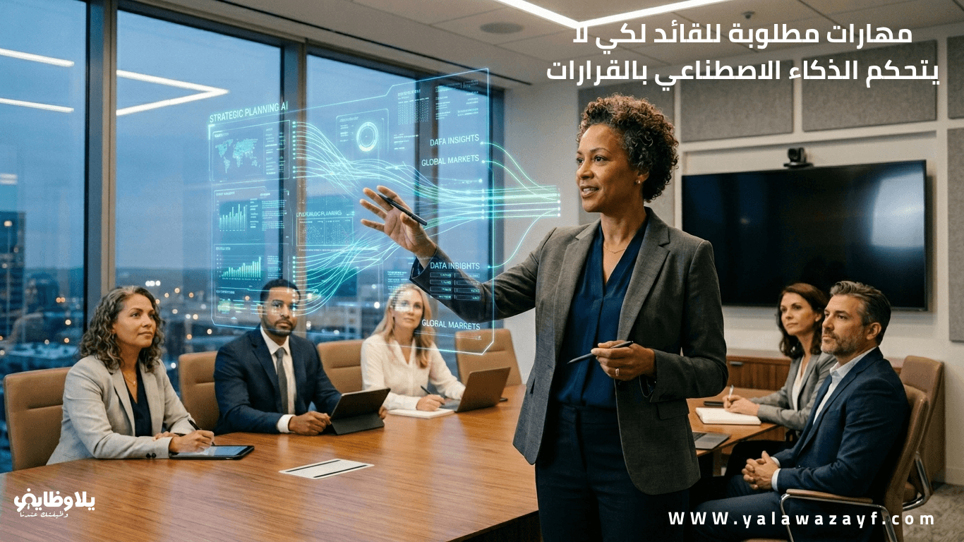 مهارات مطلوبة للقائد لكي لا يتحكم الذكاء الاصطناعي بالقرارات