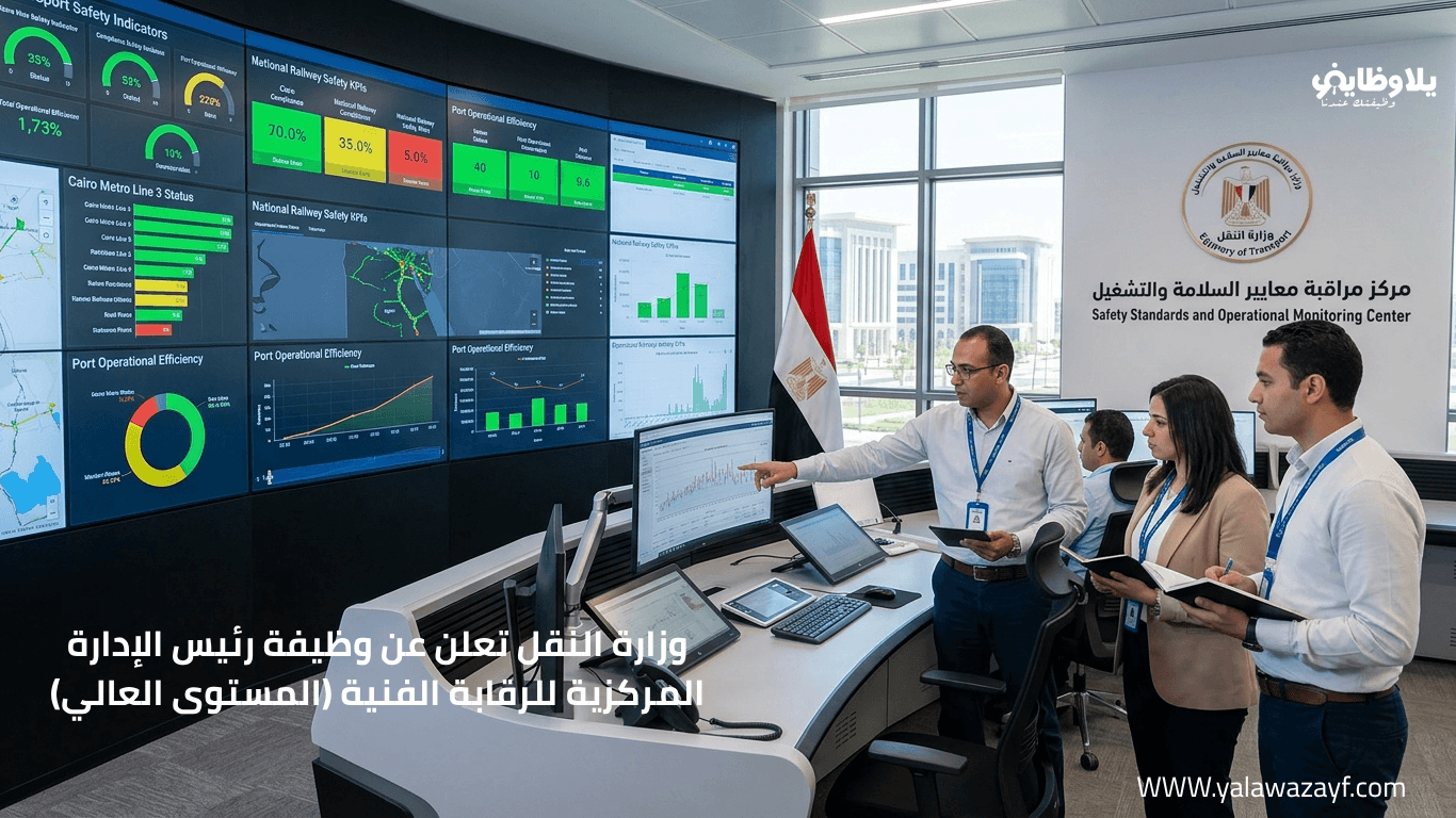 وزارة النقل تعلن عن وظيفة رئيس الإدارة المركزية للرقابة الفنية (المستوى العالي)