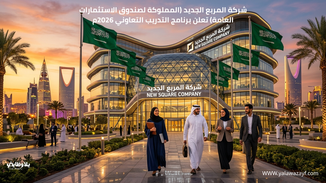 شركة المربع الجديد (المملوكة لصندوق الاستثمارات العامة) تعلن برنامج التدريب التعاوني 2026م