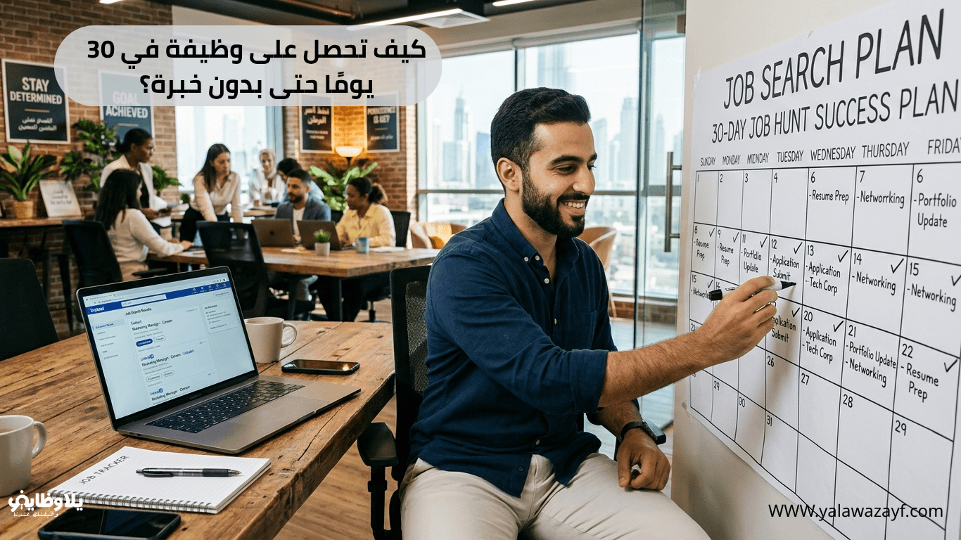 كيف تحصل على وظيفة في 30 يومًا حتى بدون خبرة؟