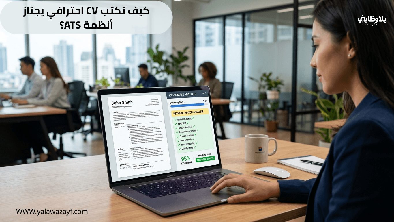 كيف تكتب CV احترافي يجتاز أنظمة ATS؟