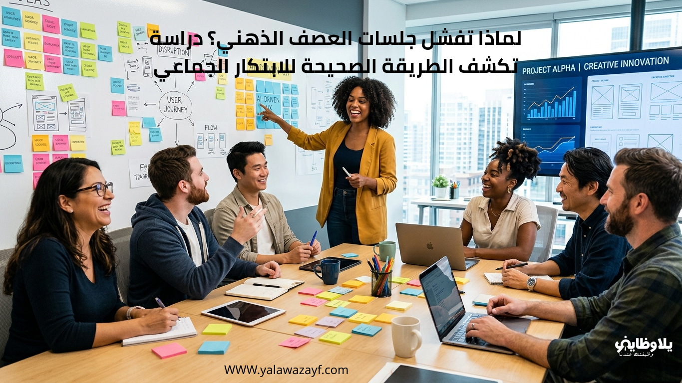 لماذا تفشل جلسات العصف الذهني؟ دراسة تكشف الطريقة الصحيحة للابتكار الجماعي