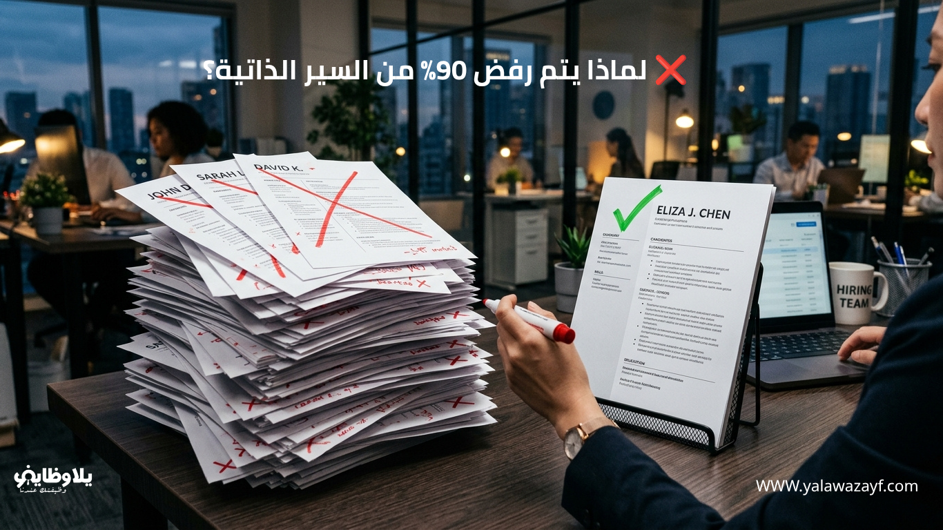 ❌ لماذا يتم رفض 90% من السير الذاتية؟