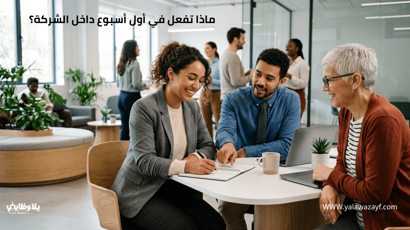 ماذا تفعل في أول أسبوع داخل الشركة؟