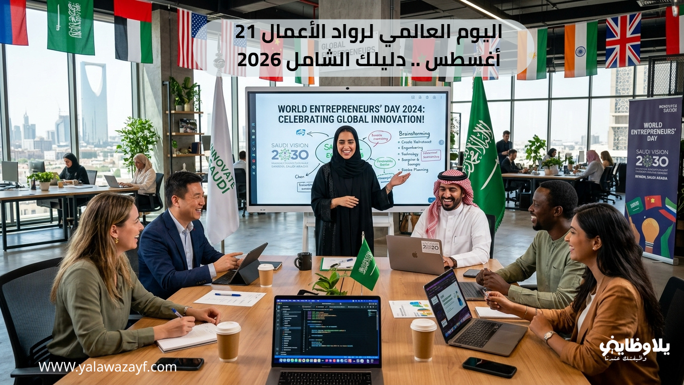 اليوم العالمي لرواد الأعمال 21 أغسطس .. دليلك الشامل 2026
