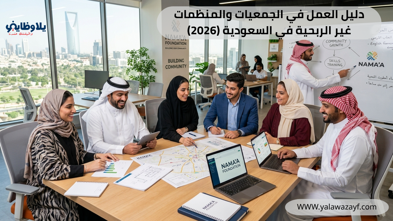 دليل العمل في الجمعيات والمنظمات غير الربحية في السعودية (2026)