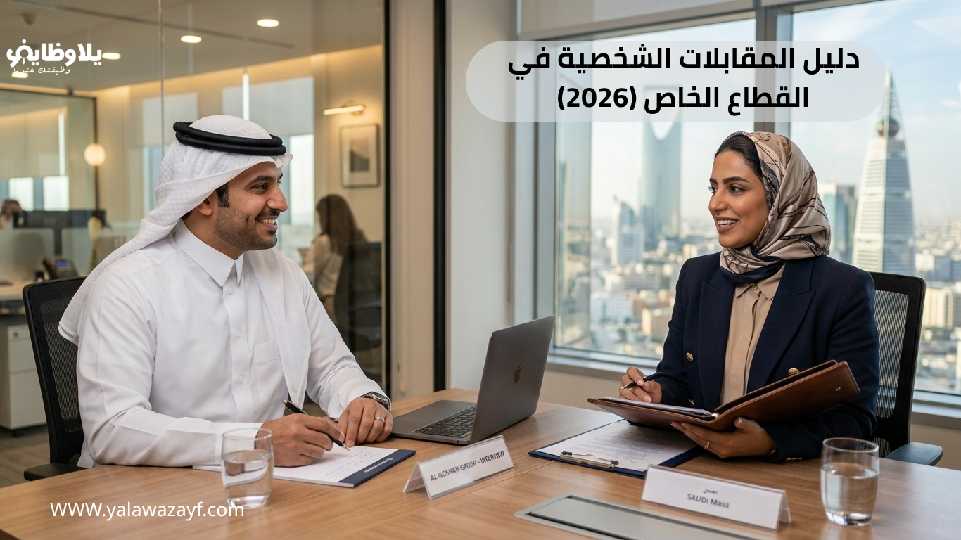 دليل المقابلات الشخصية في القطاع الخاص (2026)