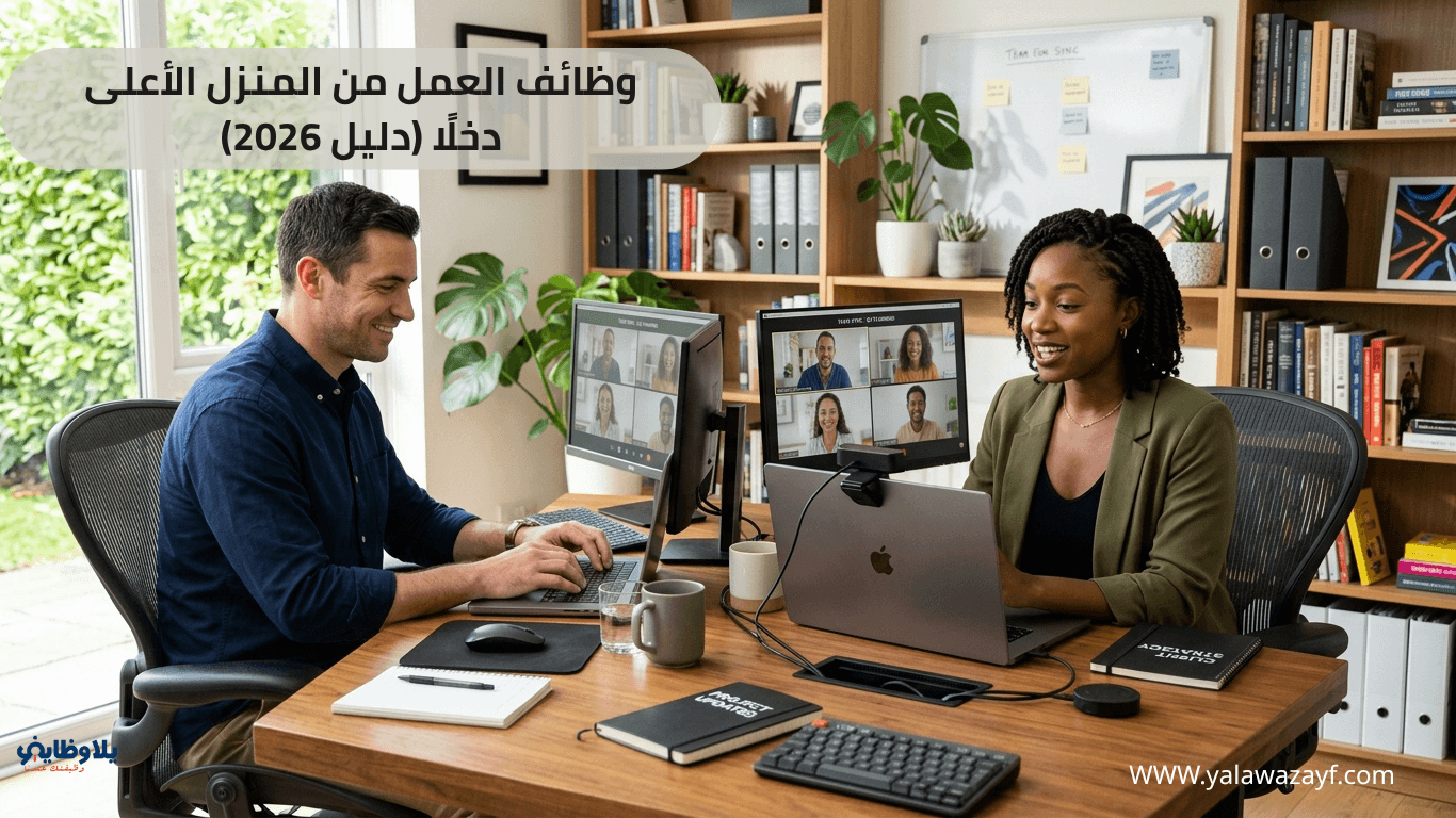 وظائف العمل من المنزل الأعلى دخلًا (دليل 2026)